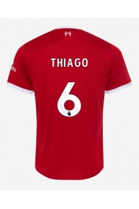 Liverpool Thiago Alcantara #6 Jalkapallovaatteet Kotipaita 2023-24 Lyhythihainen